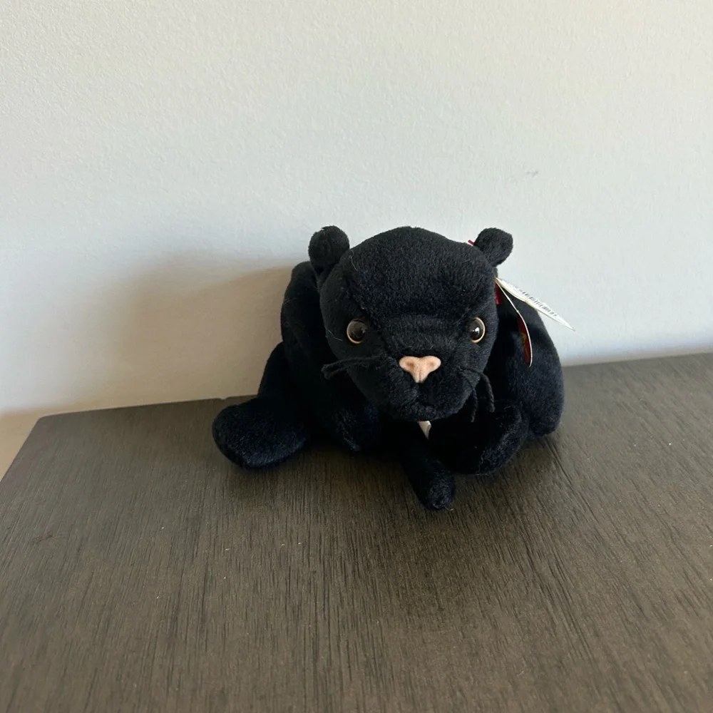 Plush Black Panther Cat Toy